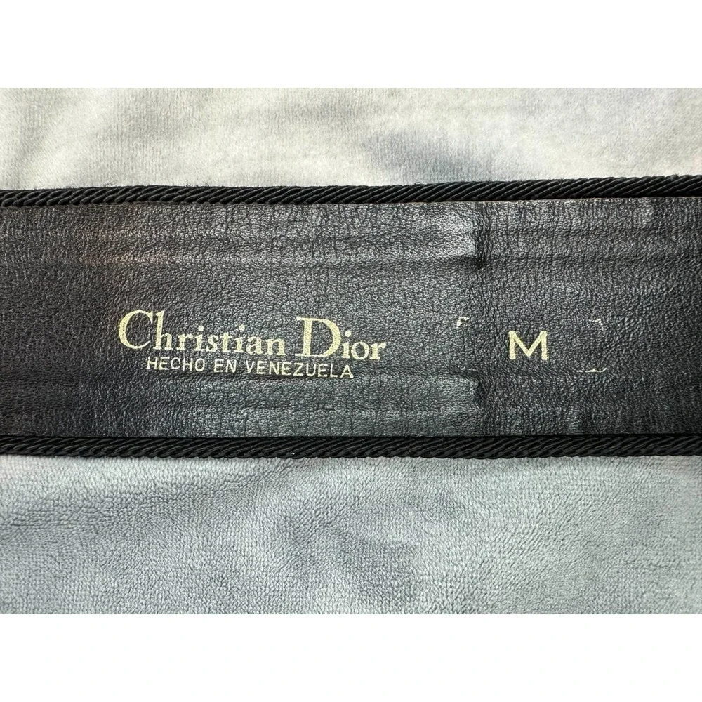 Authentiс Vintage Christian Dior Belt‎ Gold Ornate Baroque Buckle 70-80s